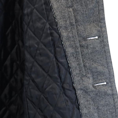 BURBERRY BLACK LABEL Quilted Lining Trench Coat Gray Size L
