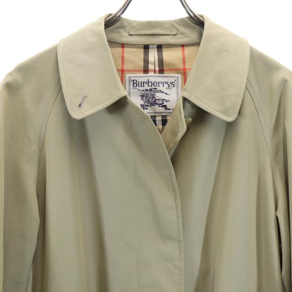 Burberrys 90s Beige Balmacaan Coat Size 9AR