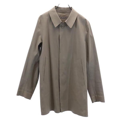 Herno Brown Balmacaan Coat Size 50