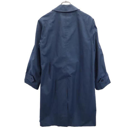 Burberrys 80s/90s British Balmacaan Coat Navy