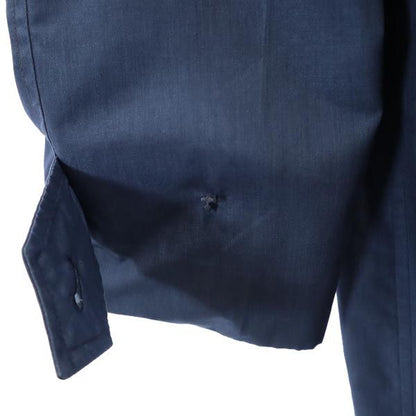 Burberrys 80s/90s British Balmacaan Coat Navy