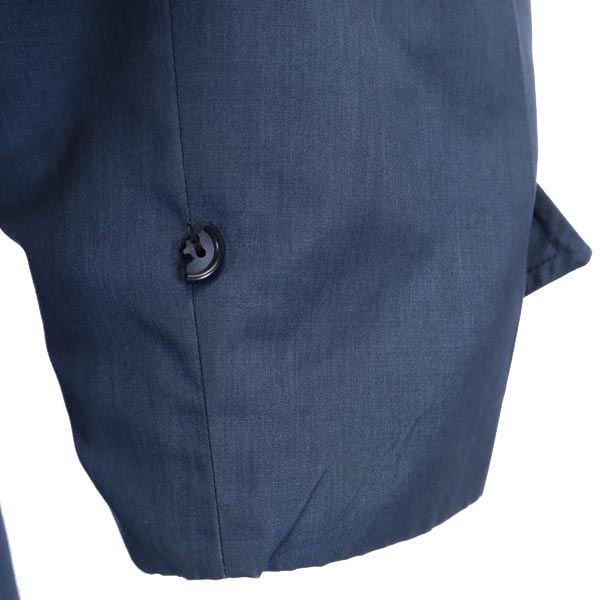Burberrys 80s/90s British Balmacaan Coat Navy