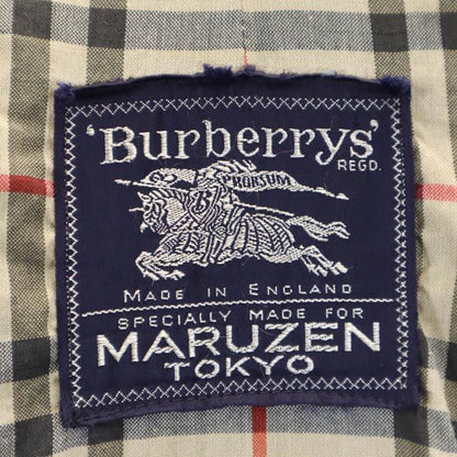Burberrys 80s/90s British Balmacaan Coat Navy