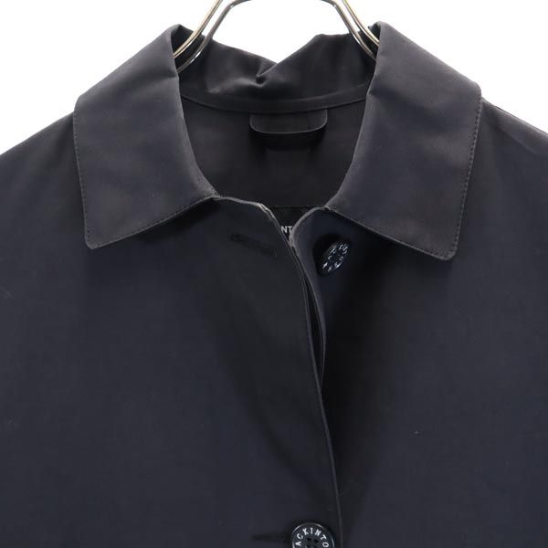 Mackintosh Handmade Balmacaan Coat Black Size 34