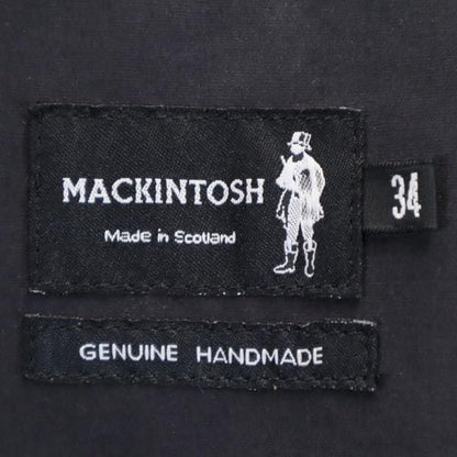 Mackintosh Handmade Balmacaan Coat Black Size 34