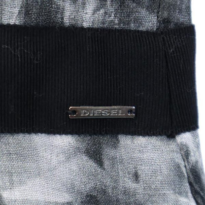 DIESEL Patterned Long Sleeve Dress Black Size S