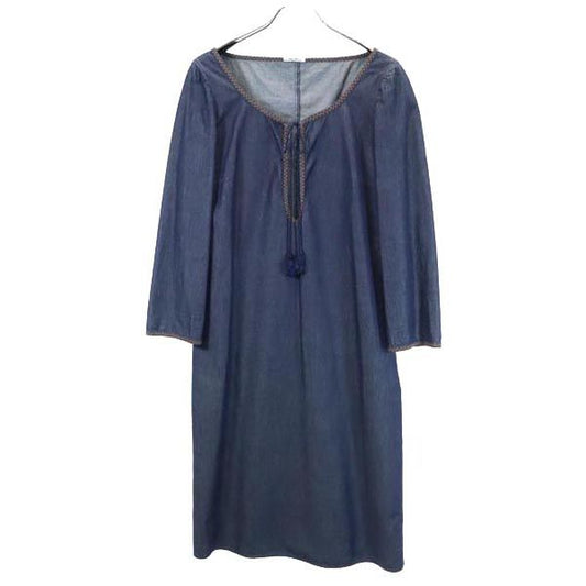 MIUMIU Long Sleeve Dress Navy Size 40