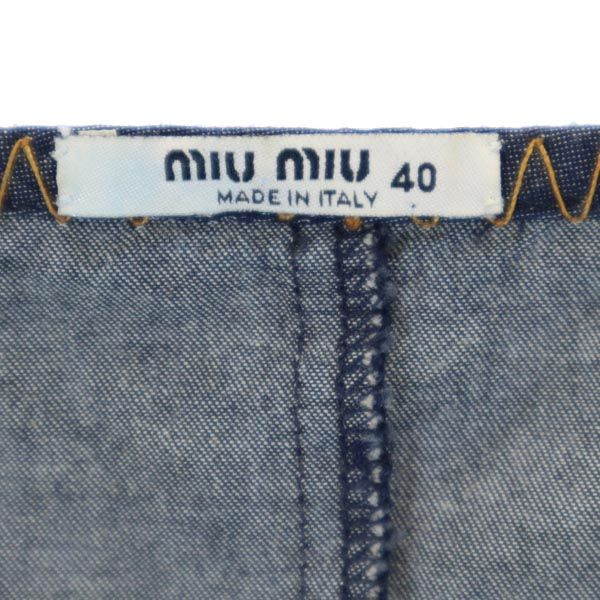 MIUMIU Long Sleeve Dress Navy Size 40
