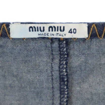 MIUMIU Long Sleeve Dress Navy Size 40
