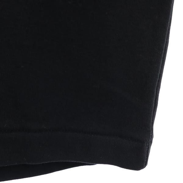 HELMUT LANG Short Sleeve Design Midi Dress Black Size M