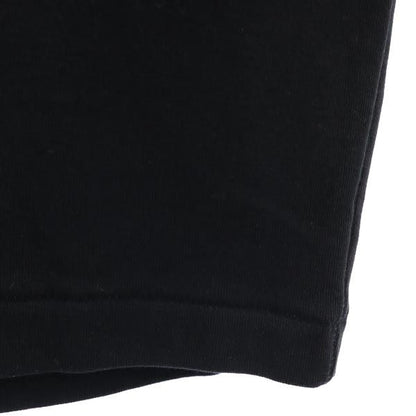 HELMUT LANG Short Sleeve Design Midi Dress Black Size M