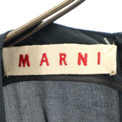 MARNI Italian Sleeveless Back-Zip Dress Green Size 42