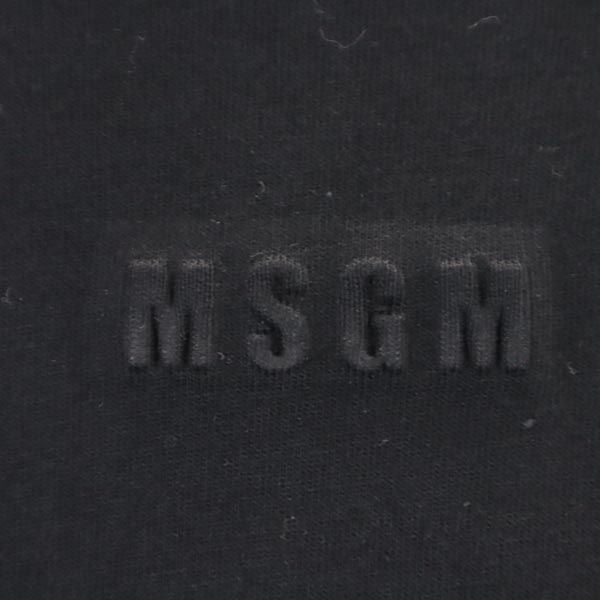 MSGM Open Shoulder Short Sleeve Maxi Dress Black Size XXS