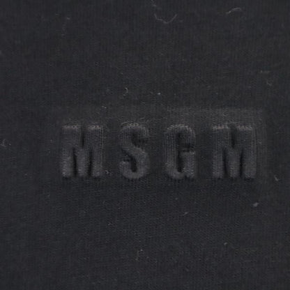 MSGM Open Shoulder Short Sleeve Maxi Dress Black Size XXS