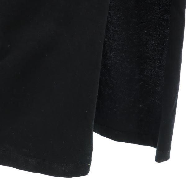 MSGM Open Shoulder Short Sleeve Maxi Dress Black Size XXS