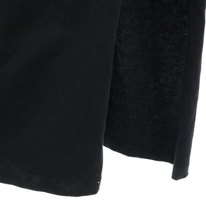 MSGM Open Shoulder Short Sleeve Maxi Dress Black Size XXS