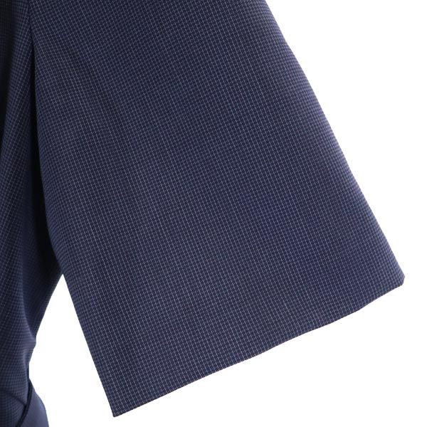 HUGO BOSS Short Sleeve Back Zip Midi Dress Navy Size US10