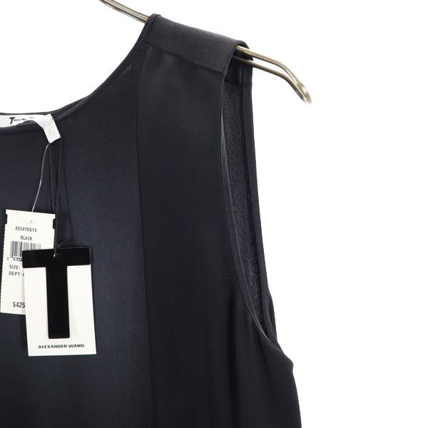 Alexander Wang Sleeveless Midi Dress Black Size S