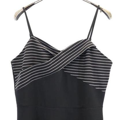 LOUIS VUITTON Cami Midi Dress Back Zip Black Size M
