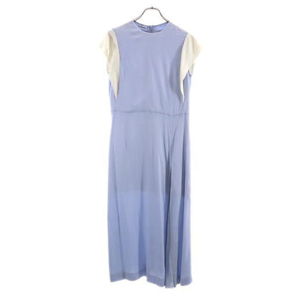 MIUMIU Italian Short French Sleeve Dress Blue Size 44