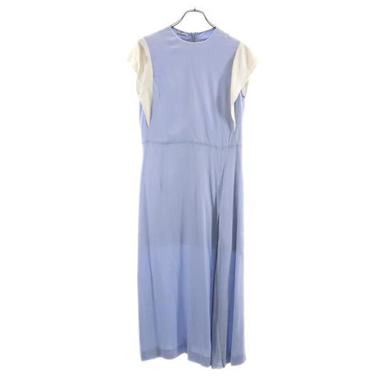 MIUMIU Italian Short French Sleeve Dress Blue Size 44