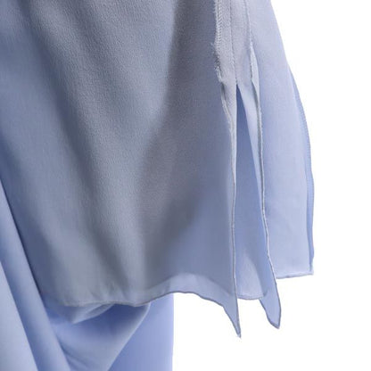 MIUMIU Italian Short French Sleeve Dress Blue Size 44