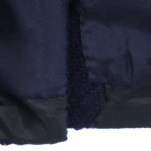 CHANEL French Wool Back Zip Midi Skirt Navy Size 40