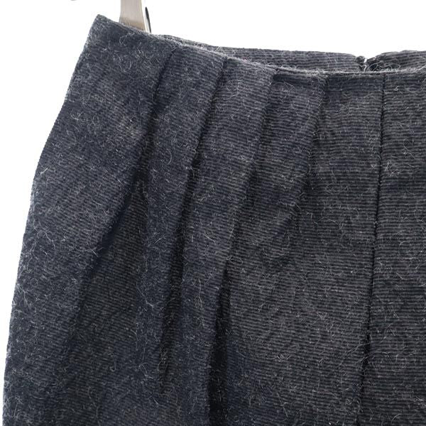 YVES SAINT LAURENT Mohair Blend Skirt Black Size F36