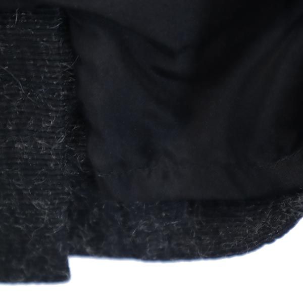 YVES SAINT LAURENT Mohair Blend Skirt Black Size F36