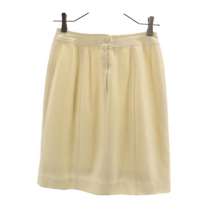 CHANEL Mini Trapeze Skirt Ivory Size 36