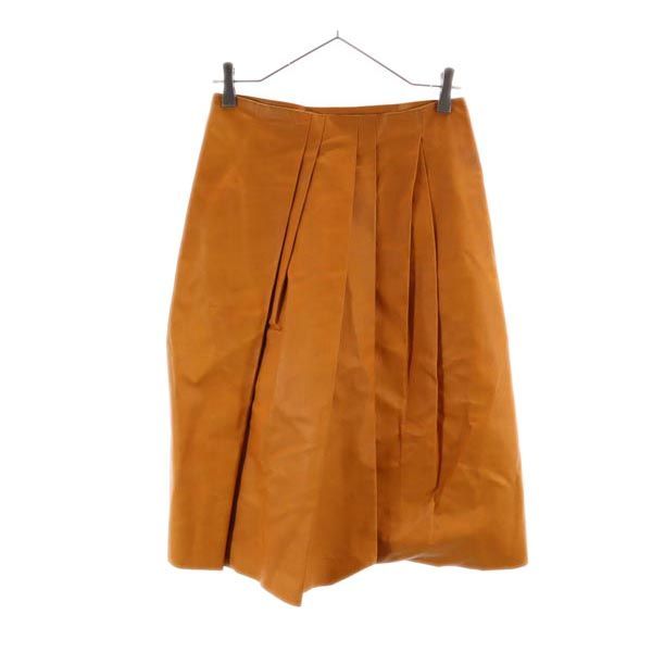 MARNI Brown Side Zip Maxi Skirt Size 40