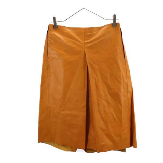 MARNI Brown Side Zip Maxi Skirt Size 40