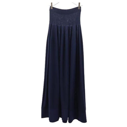 CFCL Knit Long Elastic Waist Skirt Navy Size 1