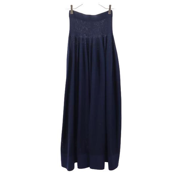CFCL Knit Long Elastic Waist Skirt Navy Size 1