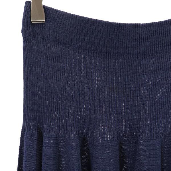 CFCL Knit Long Elastic Waist Skirt Navy Size 1