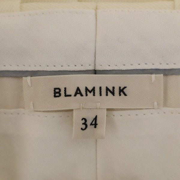 BLAMINK Wool Slacks White Size 34