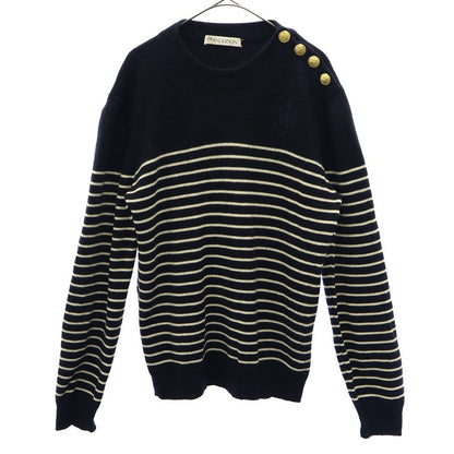 J.W.Anderson. Striped Long Sleeve Sweater Navy/White Size S