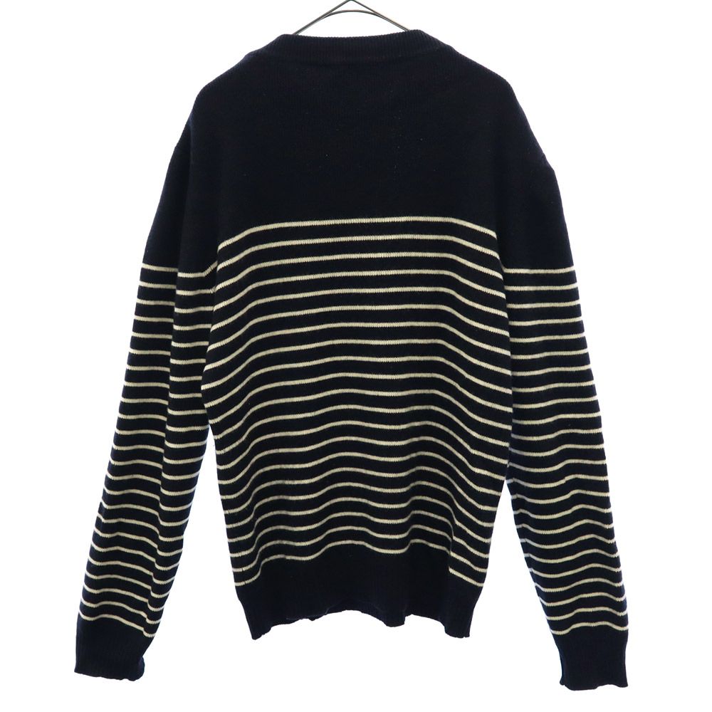 J.W.Anderson. Striped Long Sleeve Sweater Navy/White Size S