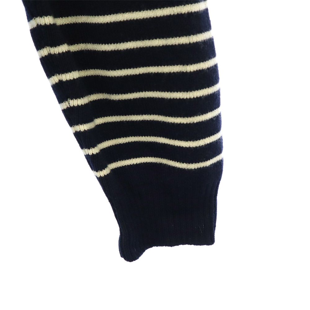 J.W.Anderson. Striped Long Sleeve Sweater Navy/White Size S