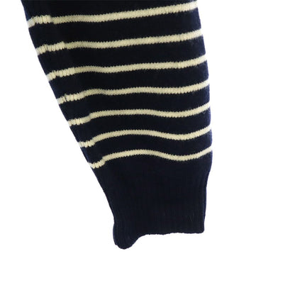 J.W.Anderson. Striped Long Sleeve Sweater Navy/White Size S