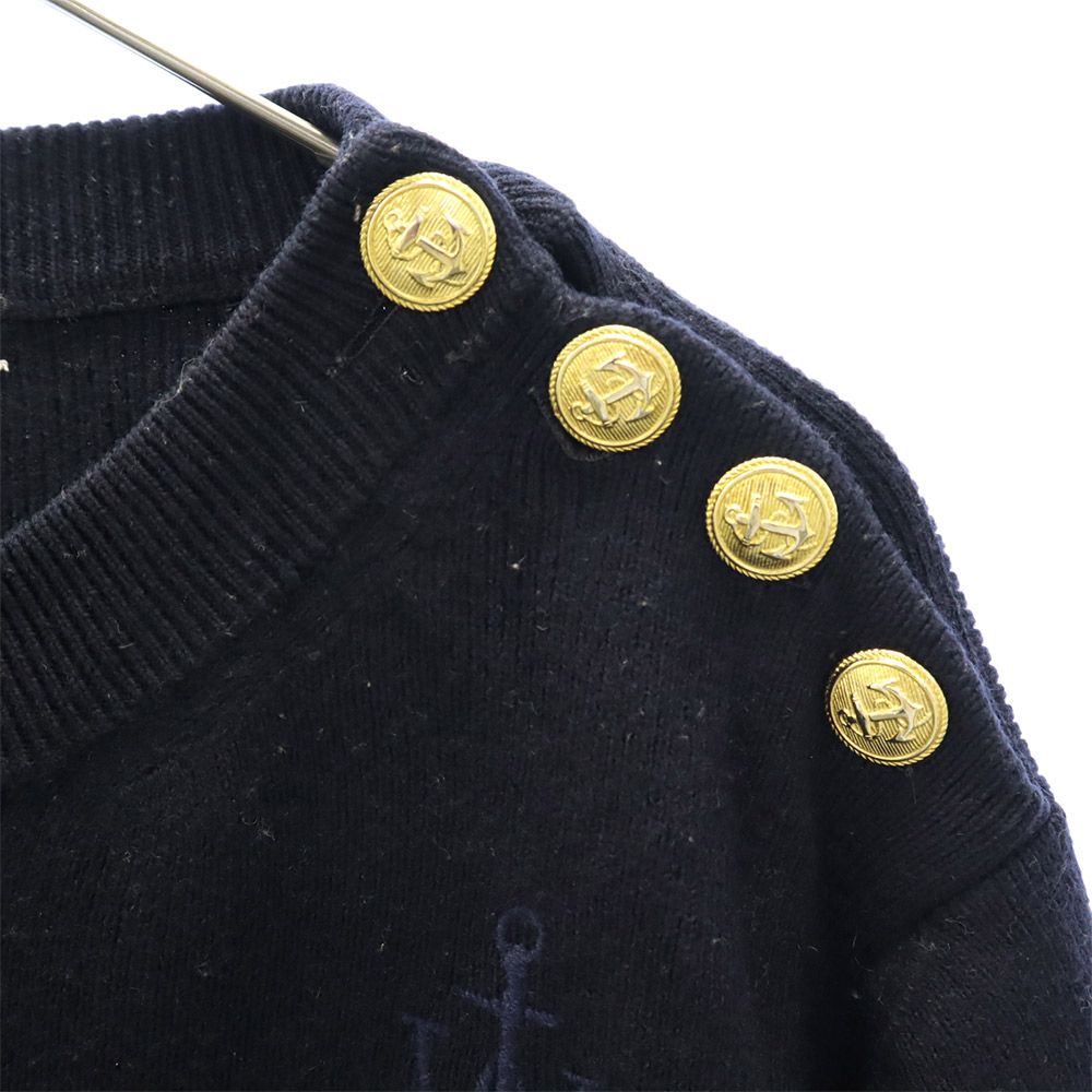 J.W.Anderson. Striped Long Sleeve Sweater Navy/White Size S