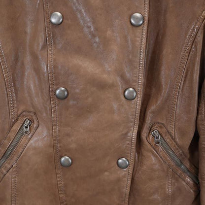 Marc O'polo Brown Leather Jacket Size 36