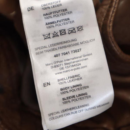 Marc O'polo Brown Leather Jacket Size 36