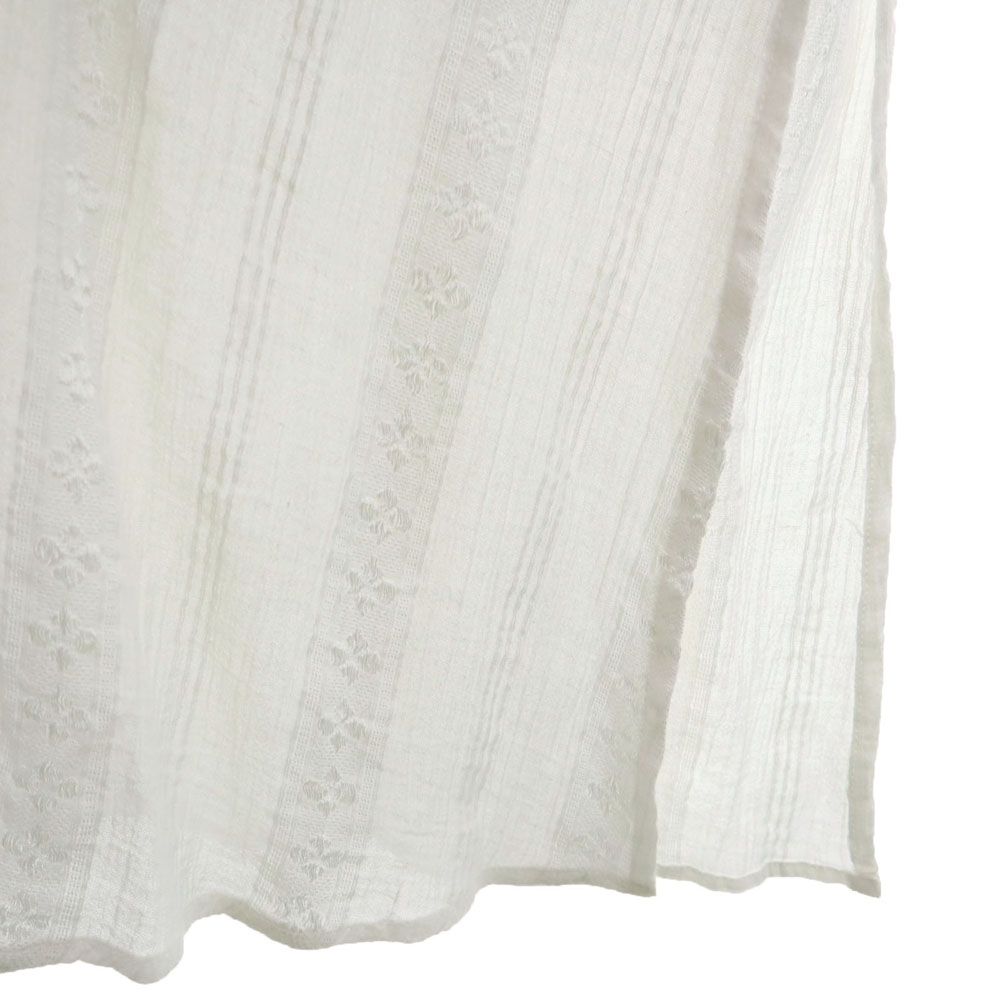 GRACE CLASS Frill Lace Long Sleeve Dress White Size 2-36