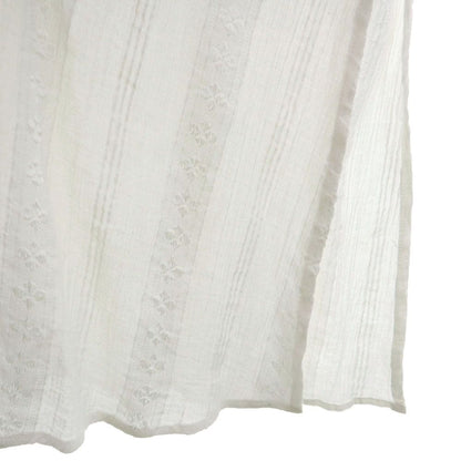 GRACE CLASS Frill Lace Long Sleeve Dress White Size 2-36