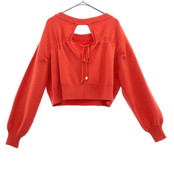 Diagram Long Sleeve Sweater Red Size 36