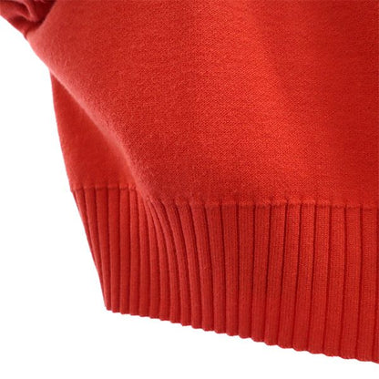 Diagram Long Sleeve Sweater Red Size 36