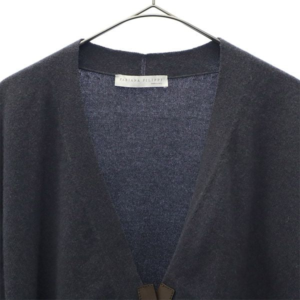 FABIANA FILIPPI Italian Long Sleeve Cardigan Grey Size XS