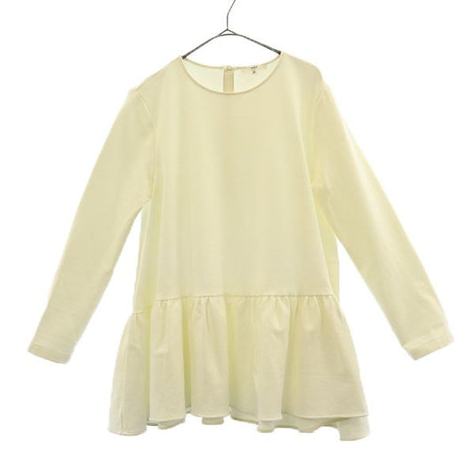 yori Long Sleeve Tiered Gathered Blouse White Size 38