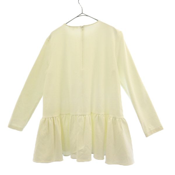 yori Long Sleeve Tiered Gathered Blouse White Size 38